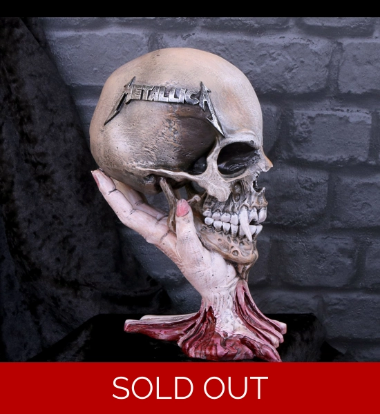 Metallica Sad But True Skull Sculpture